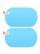Generic 2 -Piece Anti-Fog Car Rearview Mirror Film