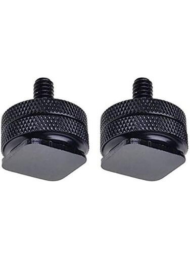 Generic 2 Pieces 1/4 Inch Hot Shoe Mount Adapter Tripod Screw For DSLR Camera Rig