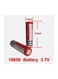 بطارية قابلة للشحن من نوع 18650، قطعتان، 3.7 فولت، 6800 مللي أمبير