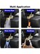 Generic 2 Pieces 2 In 1 Car Seat Hooks With Phone Holder, Universal Multi-Functional Vehicle Back Seat Hooks Cell Phone Holder Hook For Bag, Cloth Purse, Groceries