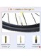 Generic 2 Pieces Colorful Bicycle Wheel Tire Valve Cap Light, Spoke Neon Light Lamp LED Flashlights