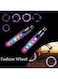 Generic 2 Pieces Colorful LED Tire Valve Stem Cap Neon Lights