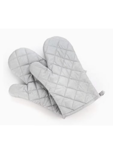 Generic 2 Pieces Heat Resistant Pot Holder Coating Oven Gloves