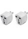 Generic 2 Pieces High-Performance Universal UK EU AU To US Adapter Travel Power Plug Adapter Converters