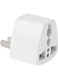 Generic 2 Pieces Travel Power Adapter, High-Performance Universal UK EU AU To US Plug Adapter Converter