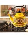 Generic 2.5L Enameled Tea Kettle Tea Pot Glazed Portable Stovetop For Home