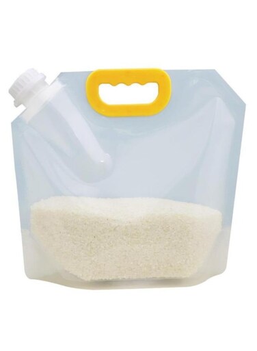 أكياس تخزين متعددة الحبوب سعة 20 لترًا، أكياس محكمة الإغلاق مقاومة للرطوبة، أكياس تخزين الطعام، أكياس تغليف محكمة الإغلاق، أكياس تخزين قابلة لإعادة الاستخدام وقابلة للوقوف للفاصوليا والحلوى والسوائل