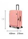 Generic 24 Inch Expandable Checked-In Durable Hardshell Trolley Luggage Suitcase With Spinner Wheels And Tsa Lock
