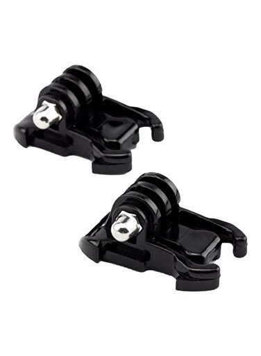 طقم مشابك تثبيت حزام أساسية عامة مكونة من قطعتين لكاميرا GoPro Black