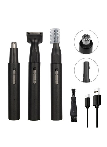 Generic 3 In 1 Electric Grooming Kit USB Rechargeable Nose Hair Trimmer For Beard Sideburns Hair And Body Cordless Electric Shaver Holiday Gift