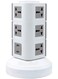 Generic 3 Layer Multi Socket 220V Tower Extension Electrical Outlet Lead With USB Ports 3M Cord And Uk-Plug Power Strip Multi Charging Station