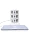 Generic 3 Layer Universal Vertical Multi Socket 220V Tower Extension Electrical Outlet Lead With USB Ports 3M Cord And Uk-Plug Power Strip Multi Charging Station