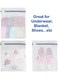 Generic 3 Pieces 25Cm*30Cm Coarse Mesh Laundry Net Bag Underwear Washing Net Wash Bag
