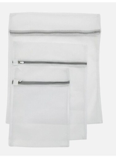 Generic 3 Pieces Coarse Mesh Laundry Net Bag Delicates Underwear Washing Net Wash Bag 3 Size: 50*60Cm, 40*50Cm1 30*40Cm