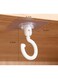 Generic 3 Pieces Household Ceiling Hook Rotatable Hook Wardrobe Punch-Free Traceless Strong Adhesive Hook