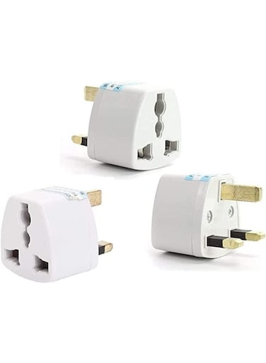 Generic 3 Pieces Universal Universal AU US EU Socket To UK AC Power Plug Travel Adapter Outlet Converter