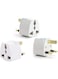 Generic 3 Pieces Universal Universal AU US EU Socket To UK AC Power Plug Travel Adapter Outlet Converter