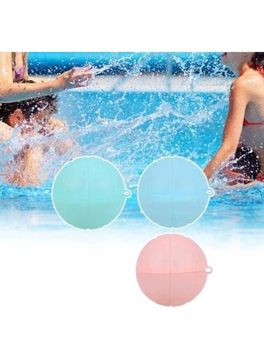 Generic 3 Pieces Water Balls Funny Flexible Ocean Pool Beach Silicone Water Toys