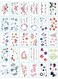 Generic 30 Sheets DIY Flowers Temporary Tattoo Fashion Designs For Body