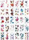 Generic 30 Sheets DIY Temporary Tattoo Fashion Designs For Body