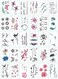 Generic 30 Sheets DIY Temporary Tattoo Fashion Designs For Body