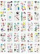 Generic 30 Sheets DIY Temporary Tattoo Fashion Designs For Body