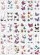 Generic 30 Sheets DIY Temporary Tattoo Fashion Designs For Body