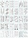 Generic 30 Sheets DIY Temporary Tattoo Fashion Designs For Body