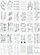 Generic 30 Sheets DIY Beauty Temporary Tattoo Fashion Designs For Body