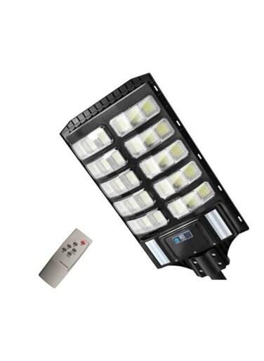 Generic 3600W Street Lights Solar Powered With Motion Sensor, Solar Lights Outdoor Dusk To Dawn, Solar Parking Lot Lights For Commercial With Remote