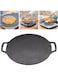 Generic 36Cm Korean Non-Stick BBQ Grill Pan Iron Barbecue Round Hot Plate Outdoor Garden
