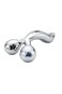 Generic 3D Manual Face Lifting Massaging Roller Tool Silver 15.5X9Cm
