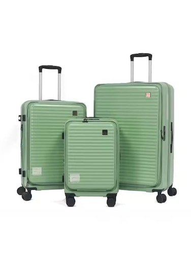 Generic 3-Piece Expandable Checked Luggage Set 20/24/28 Inch With Tsa Locked For Travel