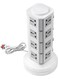 Generic 4 Layer Multi Socket 220V Tower Extension Electrical Outlet Lead With USB Ports 3M Cord And Uk-Plug Power Strip Multi Charging Station