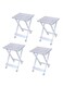 Generic 4 Pieces Folded Stainless Steel Camping Chair For Fishing Picnic Hiking And Camping