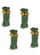 Generic 4 Pieces Reflective Nylon Tent Rope Para Cord Parachute Cord Tent Rope Fits Camping Tent Hiking Camping Outdoor Activity