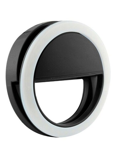 Generic 40 LED Flash Ring Light Clip Camera Multicolour