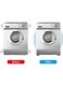 Generic 4 Pcs Washing Machine Foot Pads Anti Vibration Rubber Feet Anti-Slip Anti Shock Mat Universal For Washer Dryers Noise Dampening