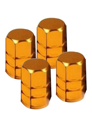 غطاء صمام إطار عجلة من سبائك الألومنيوم مكون من 4 قطع