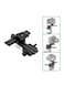 Generic 4-Way Macro Focus Rail Slider For Digital/SLR Camera Black/White