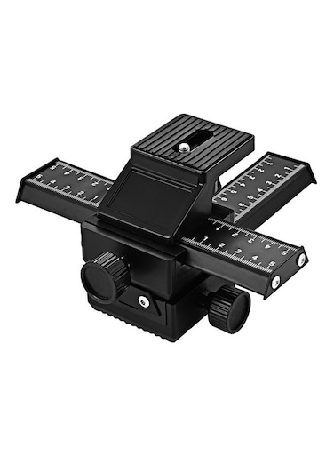 Generic 4-Way Macro Focusing Tripod Black