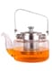 Generic 500ml Glass Teapot With Stainless Steel Infuser, Lid, And Handle Gt-500ml