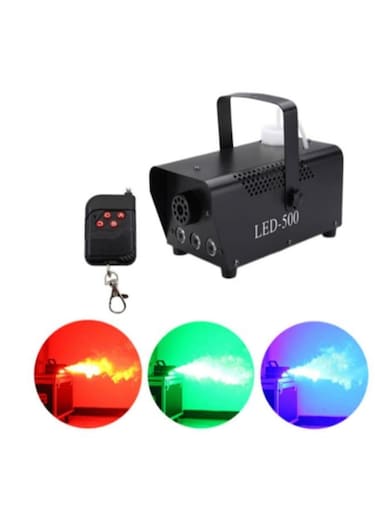 Generic 500W RGB LED Fog Machine Smoke Machine Hood Portable LED Light With Wired And Wireless Remote Control