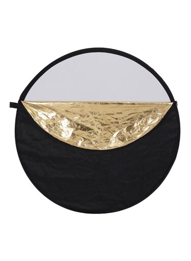 Generic 5-In-1 Foldable Reflector Board 80Cm Gold/White/Black