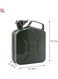 Generic 5L Petrol Canister With Portable Handle Stainless Steel Fuel Tank