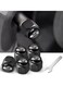 مجموعة أغطية صمامات عجلات من سبائك الألومنيوم، 5 قطع، أغطية صمامات عالمية، مقاومة للتآكل، مانعة للتسرب، مناسبة لسيارات الدفع الرباعي والشاحنات والدراجات النارية والدراجات الهوائية