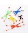 Generic 5 PCs Elastic Stretchable Sticky Palm Wall Climbing Stress Relief Toy - Sticky Wall Climber For Fun And Decompression