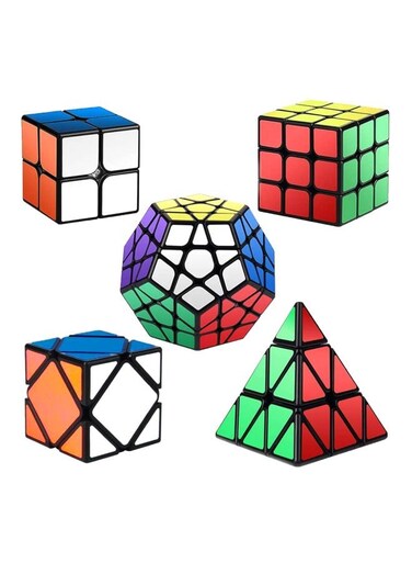 Generic 5-Piece Rubik's Speed Cube Set En-P2155