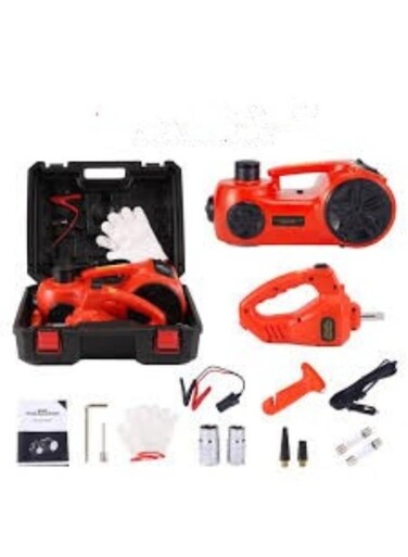 رافعة أرضية هيدروليكية كهربائية عامة للسيارات سعة 5 أطنان 12 فولت، مضخة رفع لتغيير الإطارات ونفخها