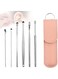Generic 6-In-1 Earwax Removal Kit, Ear Pick Ear Cleansing Tool Set, Stainless Steel Ear Curette Spiral Ear Wax Remover Tool With Storage Bag